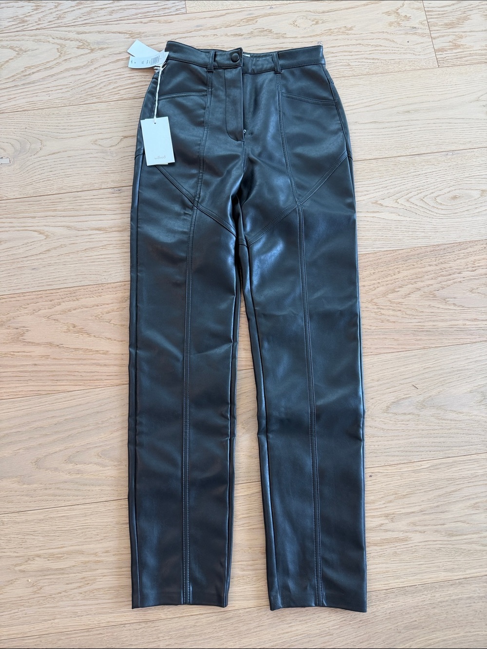 Wilfred Black 'Rebel' Faux Leather Pants